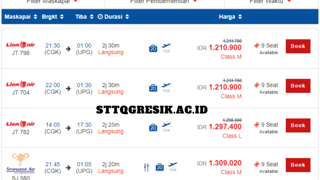 Harga-Tiket-Pesawat-Makassar-Jakarta